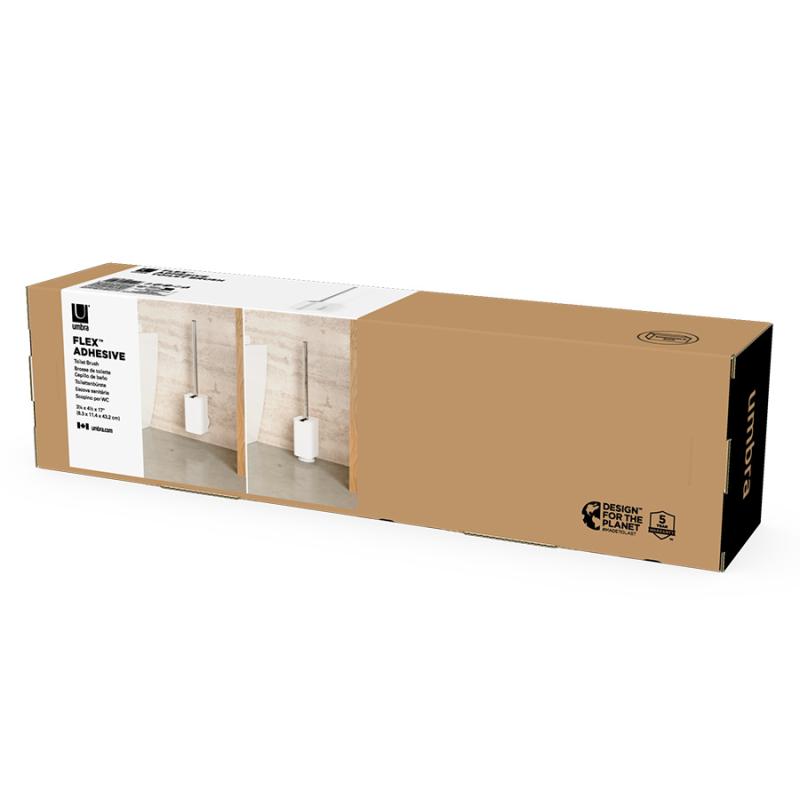 Ершик для туалета с держателем flex adhesive
