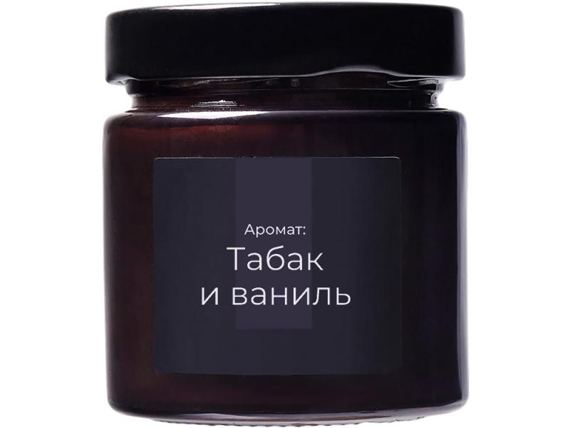 Свеча ароматическая Noella, табак и ваниль