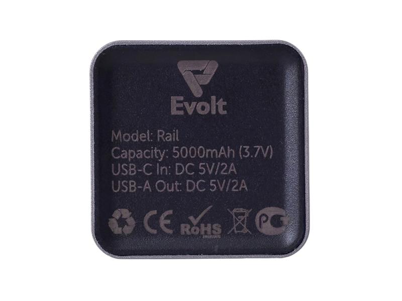 Внешний аккумулятор Rail c дисплеем, 5000 mAh