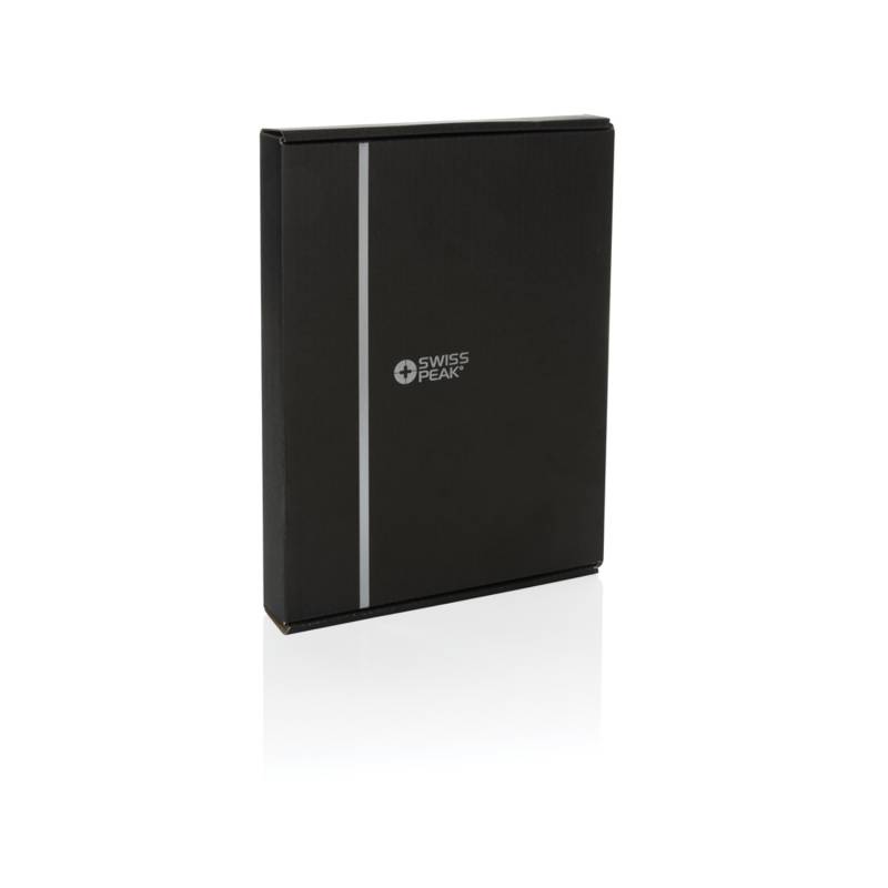 Органайзер с блокнотом Swiss Peak Script из rPET AWARE™, А5
