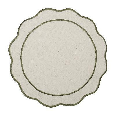 Салфетка под приборы anemone из коллекции trendy ruffles, D38 см