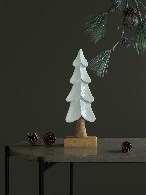 Декор новогодний snowy tree из коллекции new year essential, 30 см