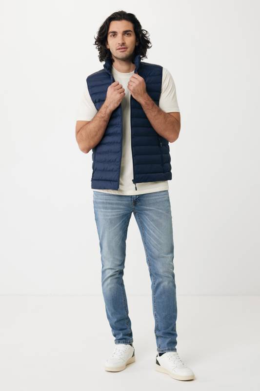 Мужской стеганый жилет Iqoniq Meru из переработанного полиэстера AWARE™, 70 г/м²