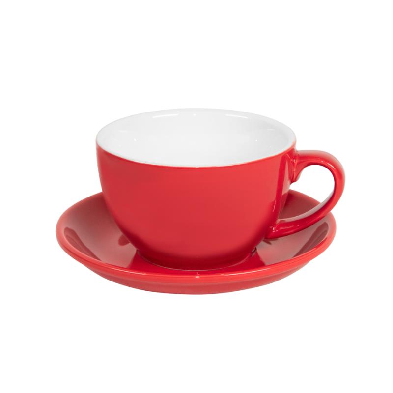 Чайная/кофейная пара CAPPUCCINO, голубой, 260 мл, фарфор