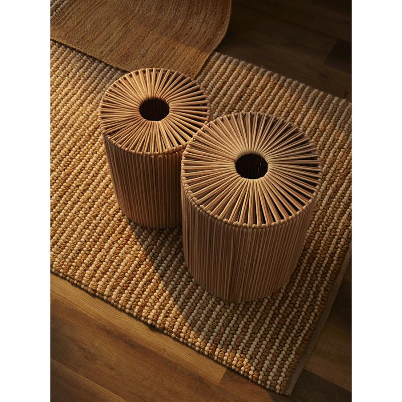 Корзина плетеная dholak beige из коллекции ethnic, размер l