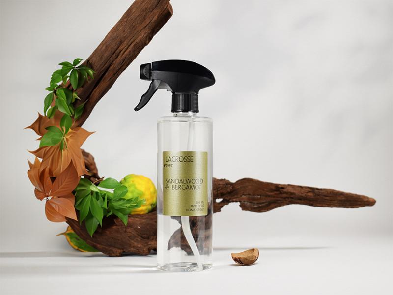 Спрей для дома lacrosse, sandalwood&bergamot, 500 мл