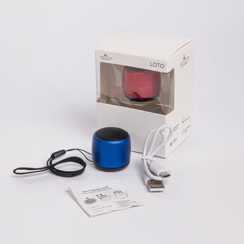 Портативная mini Bluetooth-колонка Sound Burger "Loto" золото