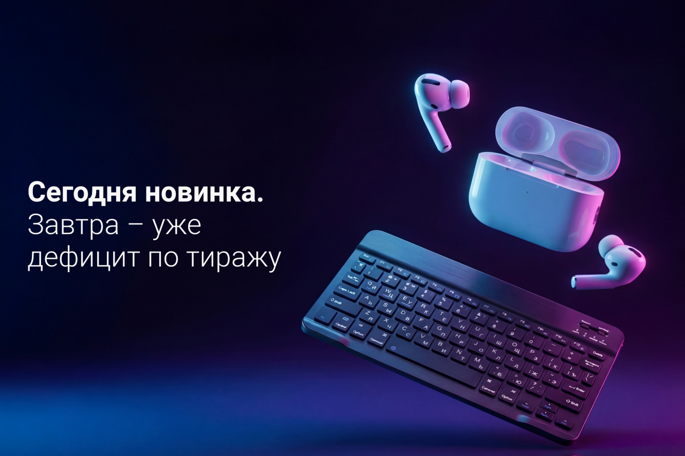 ⌨️ Спрашивали новое? Начинаем с электроники