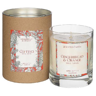Свеча ароматическая gifting, gingerbread&orange (н), 40 ч