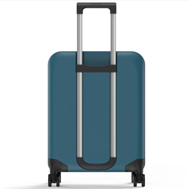 Чемодан складной Rollink Vega 360 55x40x20 см, 4 колеса, сине-зеленый