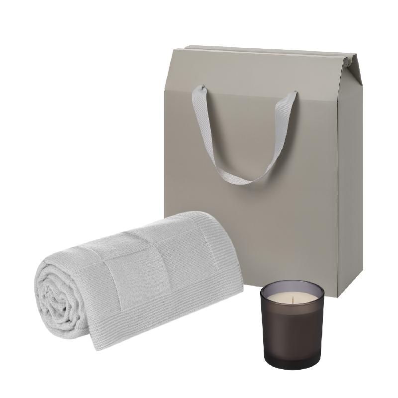 Подарочный набор Энигма (Enigmа), Селла Софт (Cella Soft),  (свеча, плед)