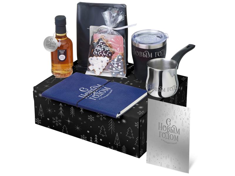 Подарочный набор Re:Routine с туркой, термокружкой и кофе