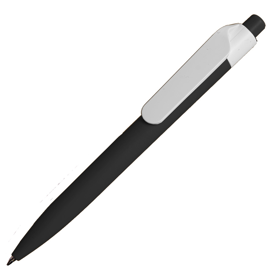 Ручка шариковая N16 soft touch, голубой, пластик, цвет чернил синий