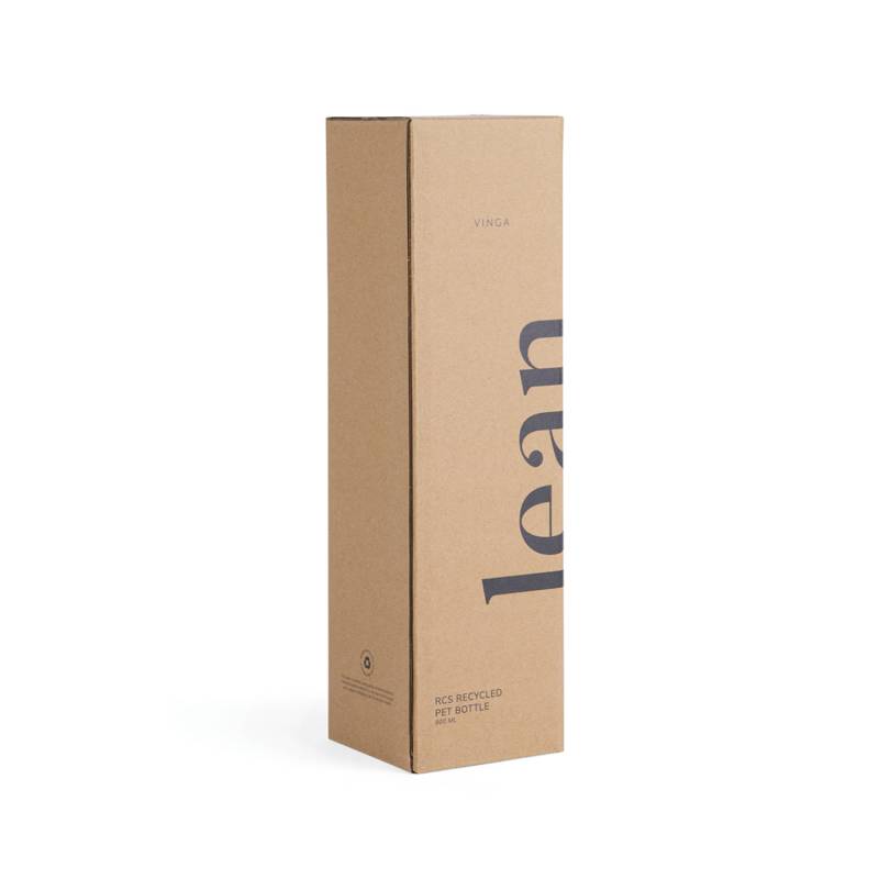 Бутылка для воды VINGA Lean из rPET RCS, 800 мл