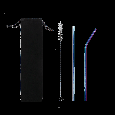Набор многоразовых трубочек гальванических Оnlycofer Х black