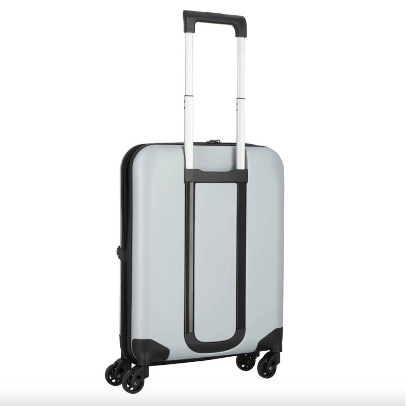 Чемодан складной Rollink FLEX LIGHT 55x40x20 см, 4 колеса, светло-серый