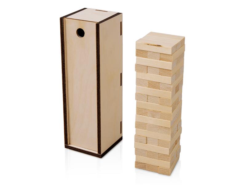 Настольная игра из дерева Башня в деревянной коробке