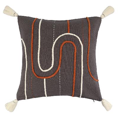 Чехол на подушку linear path из коллекции ethnic, 45х45 см