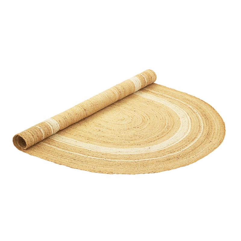 Ковер из джута овальный с вставками  из коллекции ethnic, 200х300см