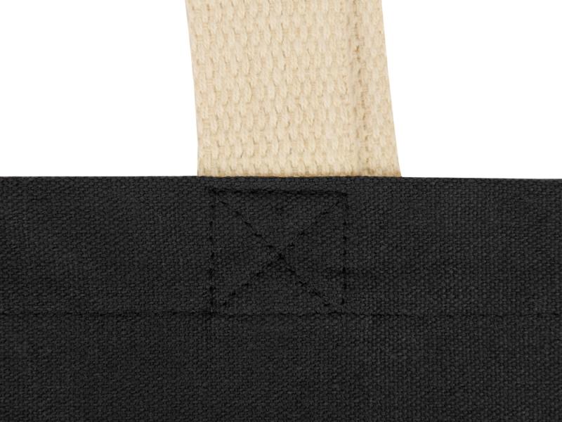 Сумка для шопинга Steady хлопковая с парусиновыми ручками, 260 г/м2