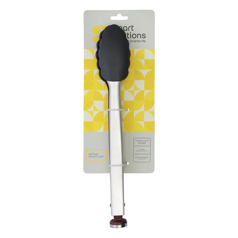 Щипцы кухонные smartchef, 33,5 см, бордовые