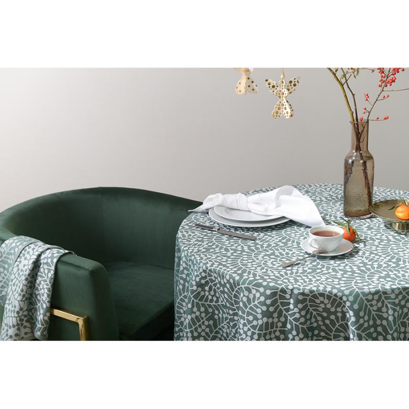 Скатерть из хлопка  с рисунком Спелая смородина, scandinavian touch, 180х260см