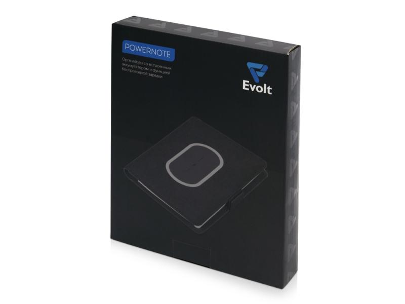 Органайзер с беспроводной зарядкой Powernote, 5000 mAh