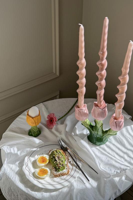 Подсвечник floret для трех свечей из коллекции , 20 см