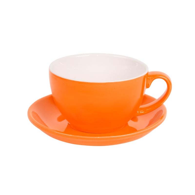 Чайная/кофейная пара CAPPUCCINO, голубой, 260 мл, фарфор