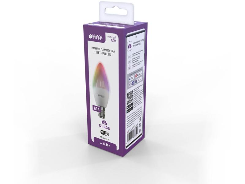 Умная LED лампочка IoT C1 RGB