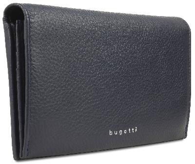 Кошелёк женский BUGATTI Lady Top, натуральная воловья кожа, 19,5х2х10 см