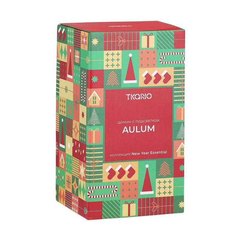 Домик с подсветкой aulum из коллекции new year essential, 16 см