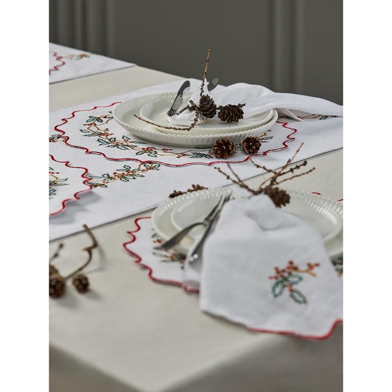 Набор из двух салфеток festive wreath из коллекции new year essential, 45х45 см