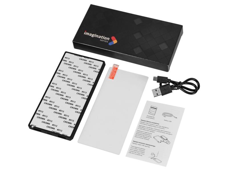 Внешний аккумулятор Render с закаленным стеклом, 5000 mAh