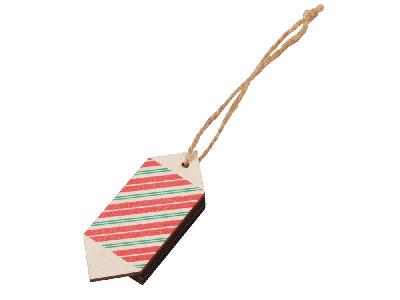 Деревянная подвеска на елку Sweet