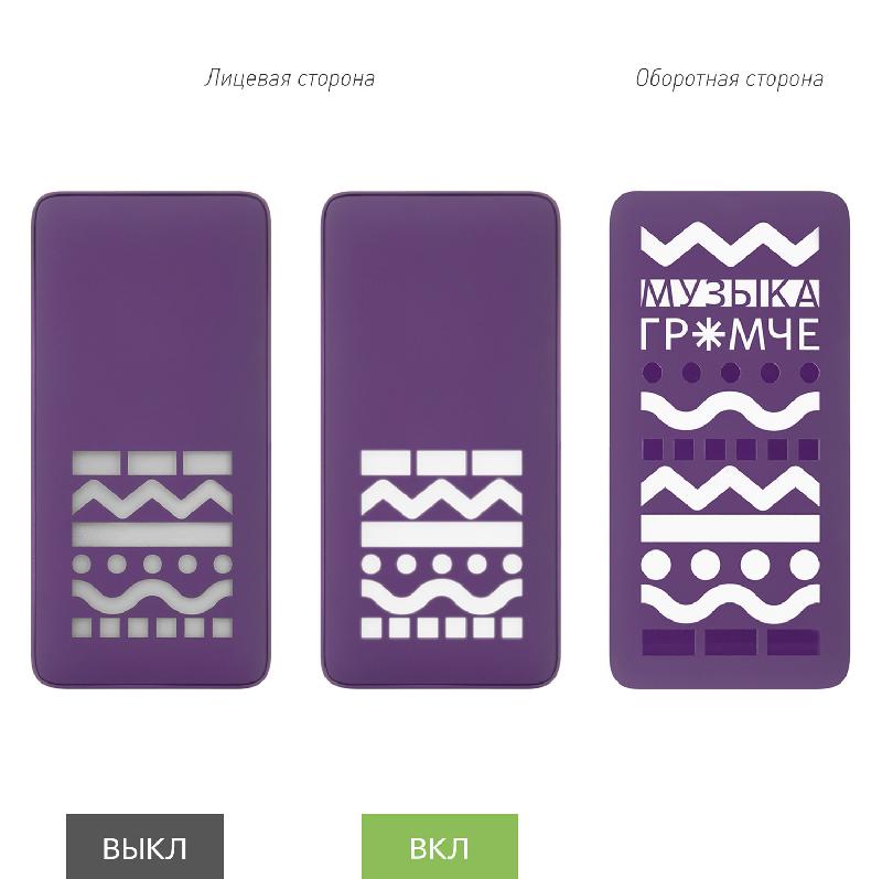 Внешний аккумулятор с подсветкой Анкор Плюс PD (Ancor PD Plus) 10000 mAh, 