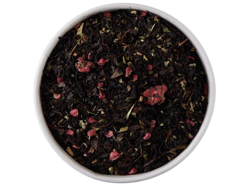 Чай черный Малина с медом и чабрецом, 50 гр.