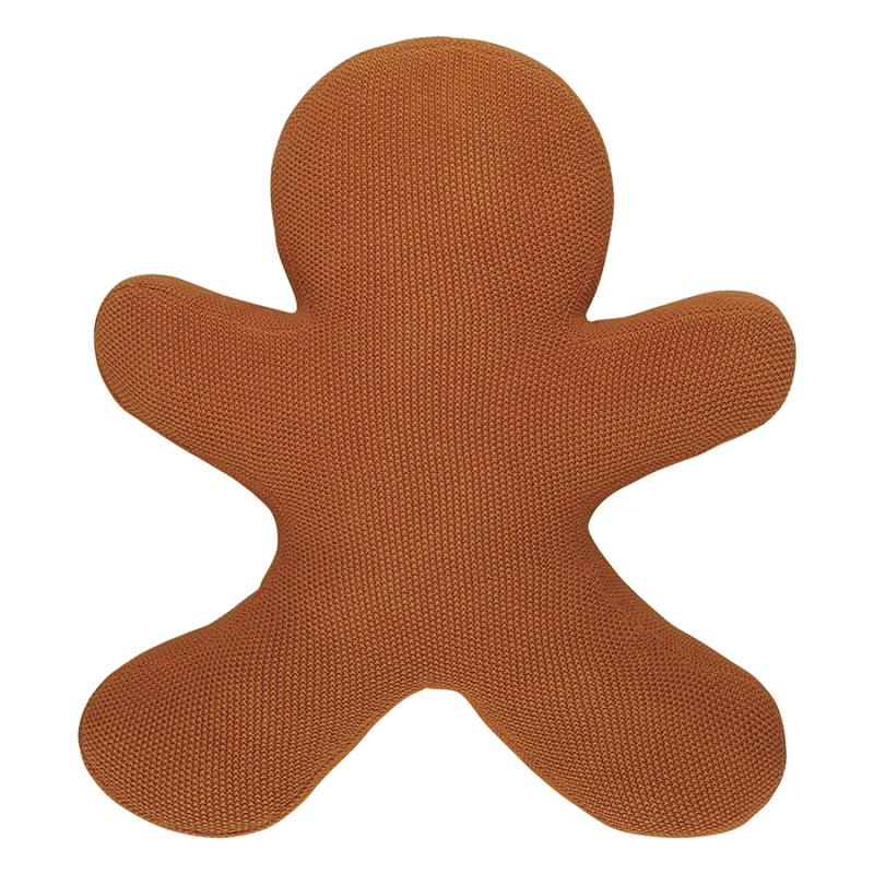 Подушка вязаная classy gingerbread из коллекции new year essential, 38х44 см