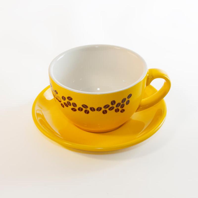 Чайная/кофейная пара CAPPUCCINO, голубой, 260 мл, фарфор