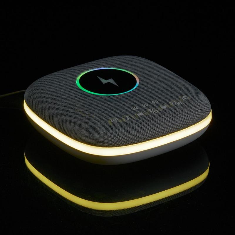 Bluetooth-колонка с беспроводной зарядкой и подсветкой Terrafonic