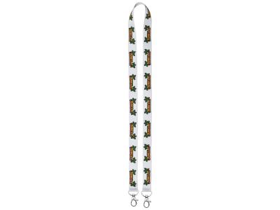 Ланъярд под сублимацию с 2-мя карабинами