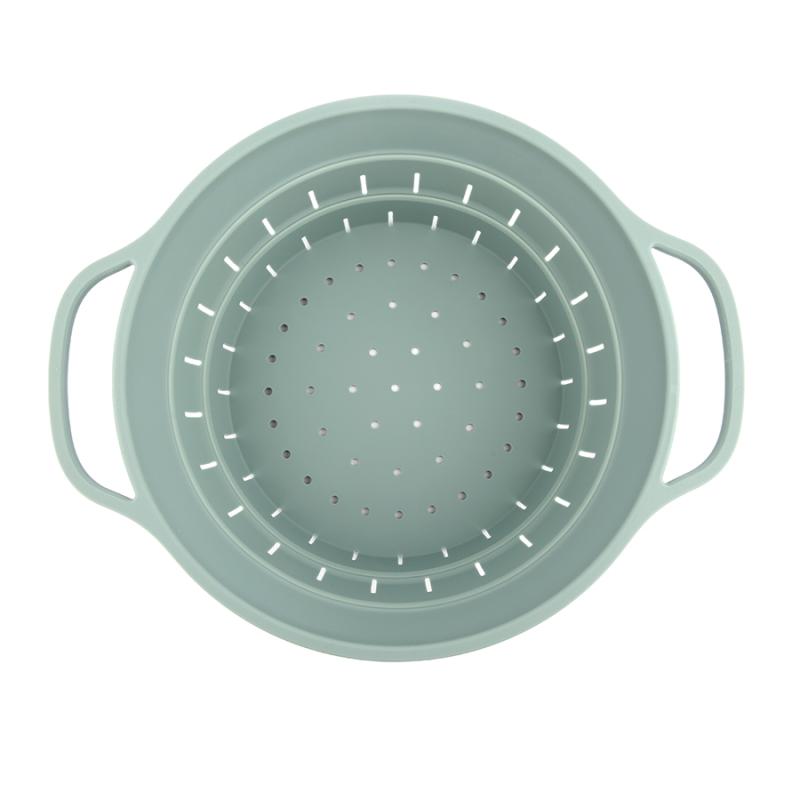 Дуршлаг складной силикон smart helper, D25,5 см