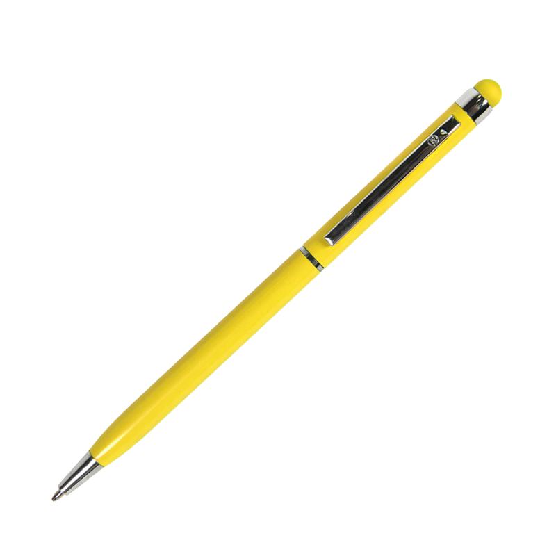TOUCHWRITER, ручка шариковая со стилусом для сенсорных экранов, белый/хром, металл