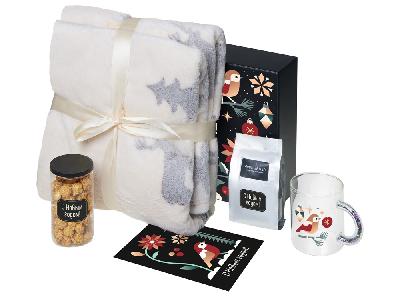 Подарочный набор Re: Unwind с пледом, кружкой и чаем