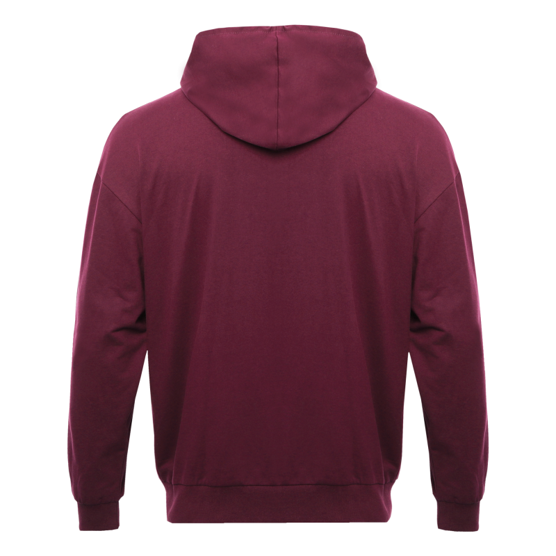 Толстовка STAN Oversize Zip с капюшоном футер без начёса 240, 99, Бордовый (661)