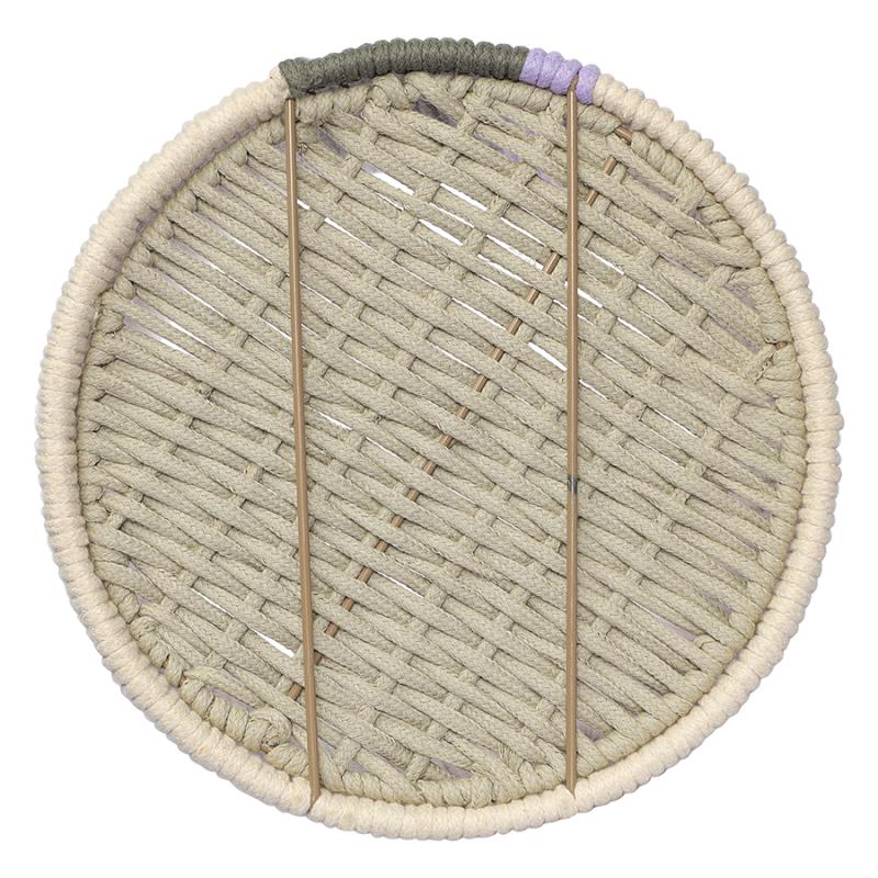 Корзина плетеная conga grey из коллекции ethnic, размер m