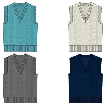 Жилет оверсайз на заказ Tricksy Terra Grand, акрил, размер L/XL