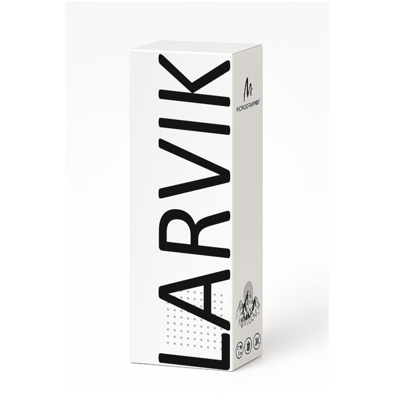 Вакуумная термобутылка  LARVIK, металлическая, двухстеночная, обьем 500 мл
