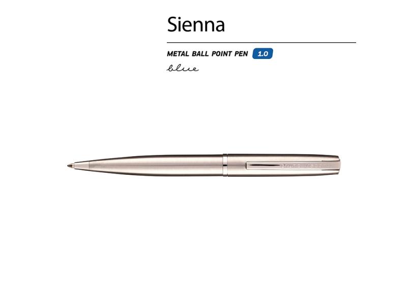 Ручка металлическая шариковая Sienna