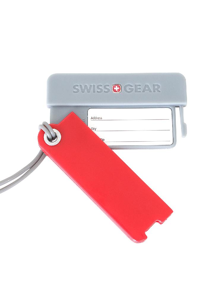 Бирка для багажа SWISSGEAR, 2 штупак, в ассортименте, АБСпластик, 7,5 x 0,7 x 4,2 см